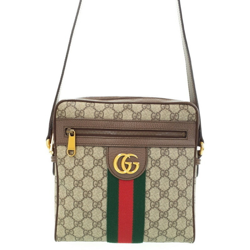 Gucci Bag Shoulder Crossbody Messenger Ophidia Brown GG - Picture 2 of 9